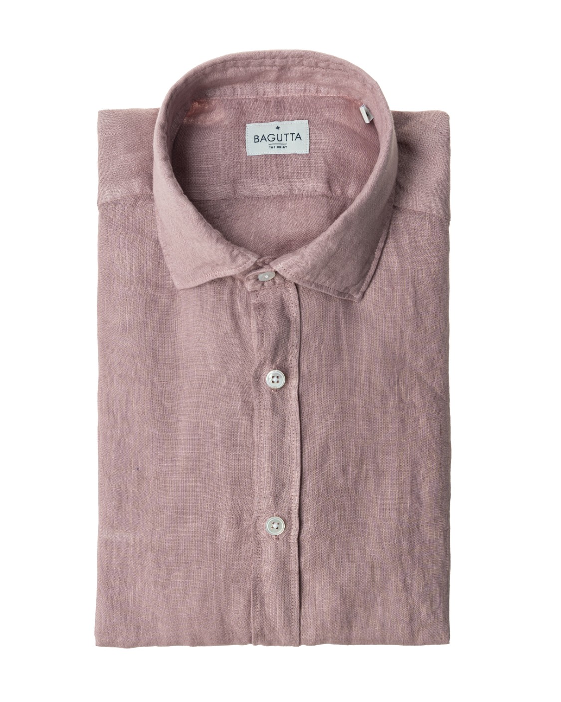 shop BAGUTTA  Camicia: Bagutta camicia in lino.
Colletto piccolo.
Maniche lunghe.
Regular fit.
Fabbricato in Albania.. BERLINO EALT 11028-041 number 6700877